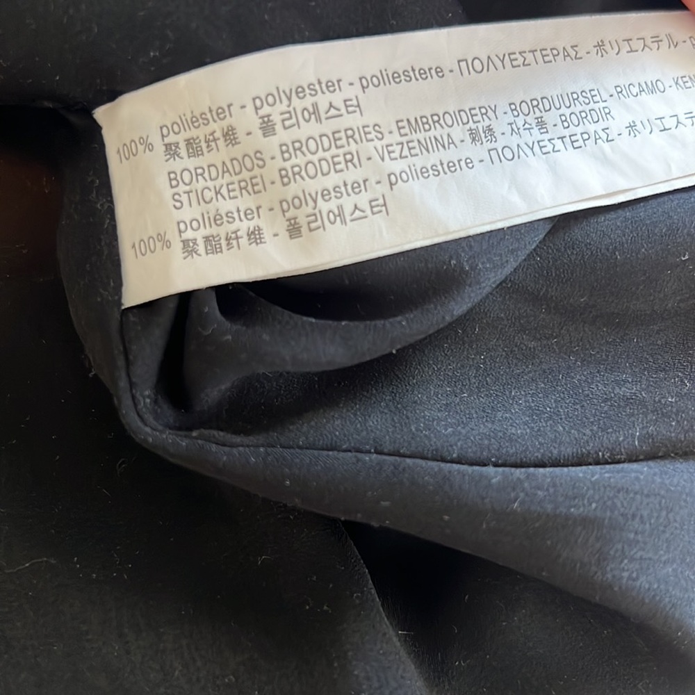 Zara black embroidered skirt size small - Picture 3 of 5